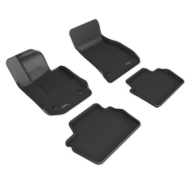 3D Maxpider 2021-2024 Fits BMW 4 Series Kagu 1St Row 2Nd Row Floor Mat Carbon Fiber Embossed Pattern Black L1BM12001509