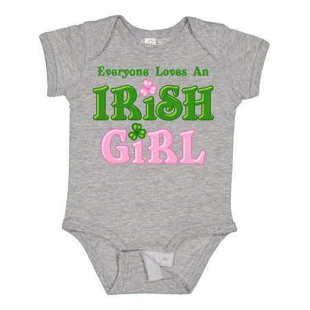 

Inktastic Loves an Irish Girl Gift Baby Girl Bodysuit
