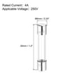 thumbnail image 2 of Uxcell 4A 250V Glass Fuses 6x30mm Time Delay Fuses Slow Blow Fuses 10Pcs, 2 of 5