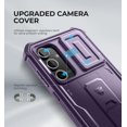 thumbnail image 3 of Funda Dexnor para Samsung Galaxy S24 FE con funda de cámara, color morado, 3 of 7