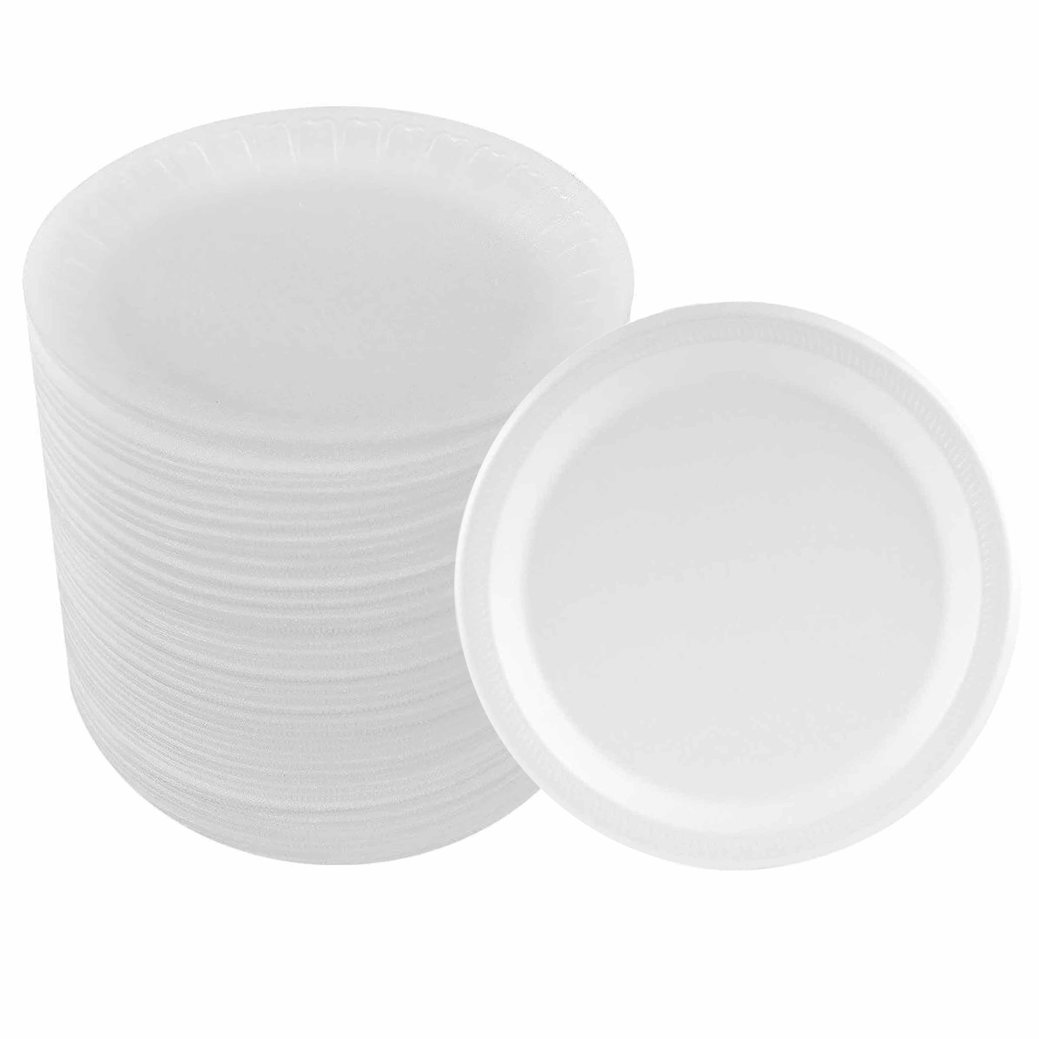Meijer Soak Proof Foam Plates, 50 Count