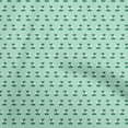 thumbnail image 1 of oneOone Silk Tabby Mint Green Fabric Animal Diy Clothing Quilting Fabric Print Fabric By Yard 42 Inch Wide, 1 of 5