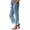 Blue, variant on Womens Dress Pants High Waist Palazzo Pants for Women Casual Drawstring Weighted Trousers Pants for Women Lounge Pants for Work Business Casual