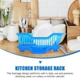 thumbnail image 2 of Dish Drying Rack for Kitchen Counter - Large Dish Rack with Drainboard, Rustproof Dish Drainer with Utensil Holder for Sink Plastic Bowl Rack for Storage Single Layer Bowl Rack, 2 of 9
