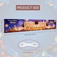 thumbnail image 2 of Gold Lettering Graduation Banner Sparkling Fireworks Class of 2026 Banner Graduation Cap Design Diploma Elements Grad Backdrop for Graduation Ceremony Class of 2026 Party Graduation Celebration, 2 of 9