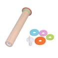 thumbnail image 2 of ZOUSSIQI Wooden Rolling Pin Adjustable Dough Roller with Scales Thickness Rings for Pizza Baking35cm JU316-70072, 2 of 13
