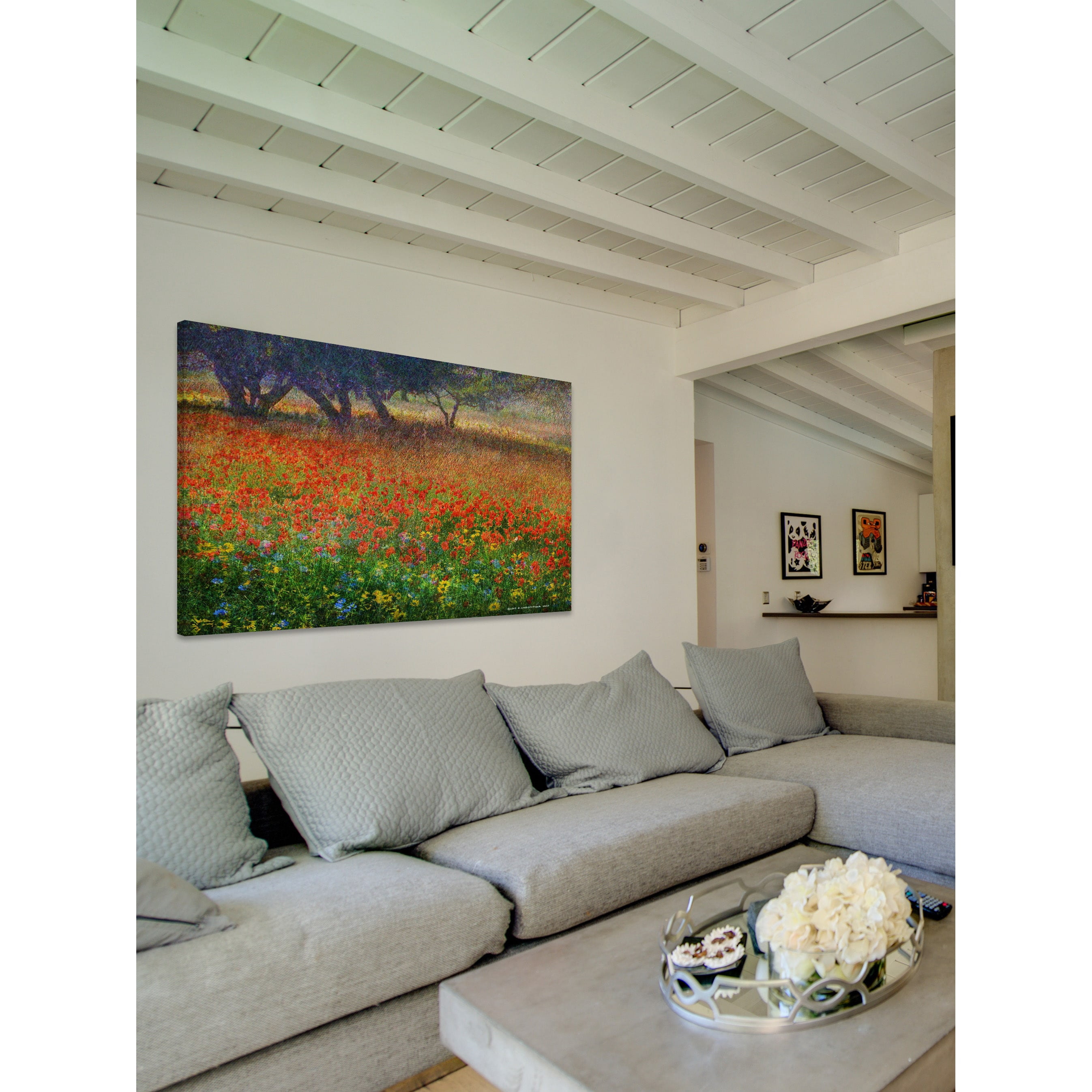 "Edge of the Orchard" Painting Print on Wrapped Canvas