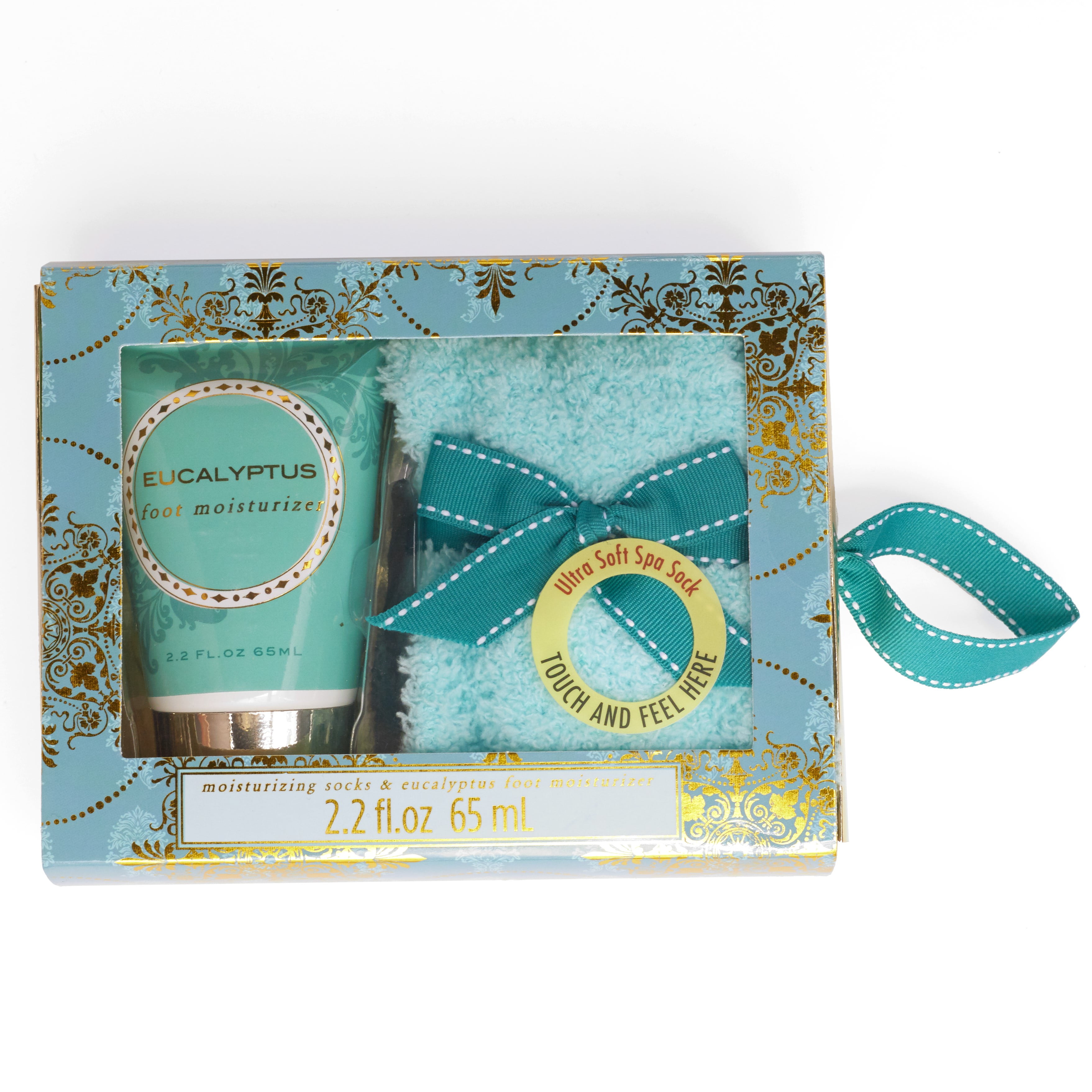 Cozy Sock and Foot Lotion Care Package Gift Set 3 Pieces French
