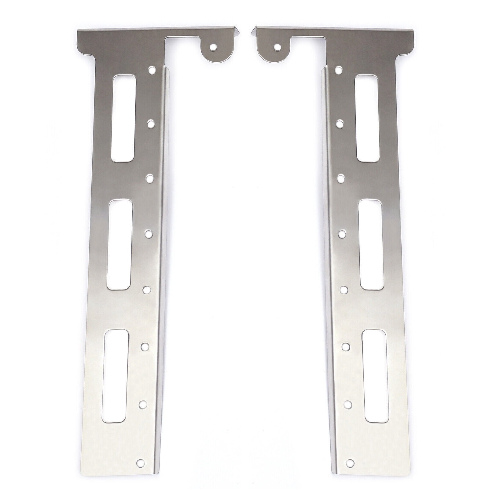 Denest Wall Mount Microwave Oven Shelf Kitchen Item Storage Bracket W/12Hooks Stainless
