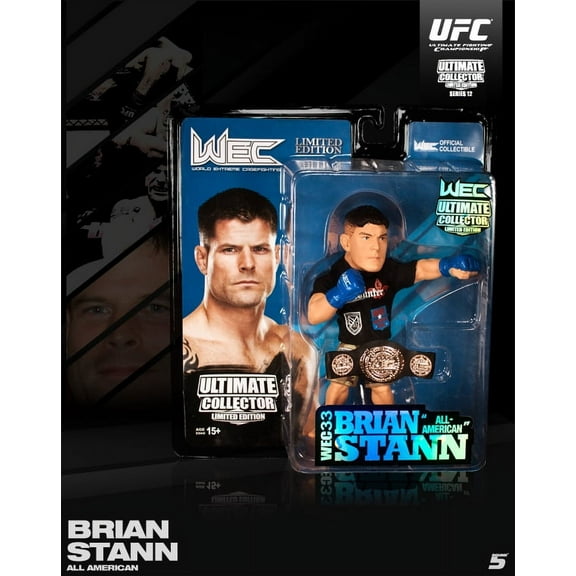 Round 5 UFC Series 12 LE Action Figure-Brian Stann-WEC Championship Edition