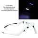 thumbnail image 3 of Lupa De Diadema Recargable Con Manos Libres, Ajuste Seguro Y Liviano Lupa De Cabeza LED Recargable Distancia De Lente Ajustable Con 5 Lentes Desmontables Para Manualidades, 3 of 7