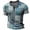 A-Light Blue306, variant on JAJAHO Mens Henley Shirts Short Sleeve Waffle T Shirt Patchwork Loose Fit Casual Fashion Crew Neck Graphic Tee Summer Leisure Tops