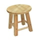 thumbnail image 1 of Taburete de madera Taburete de madera Taburete de escalera Asiento estable Silla Taburete pequeño de madera Tocador altura 25 cm, 1 of 9