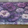 thumbnail image 5 of Ambesonne Purple Place Mats Set of 4, Cottagecore Floral Meadow, Standard Size, Lilac Lavender Quartz, 5 of 5
