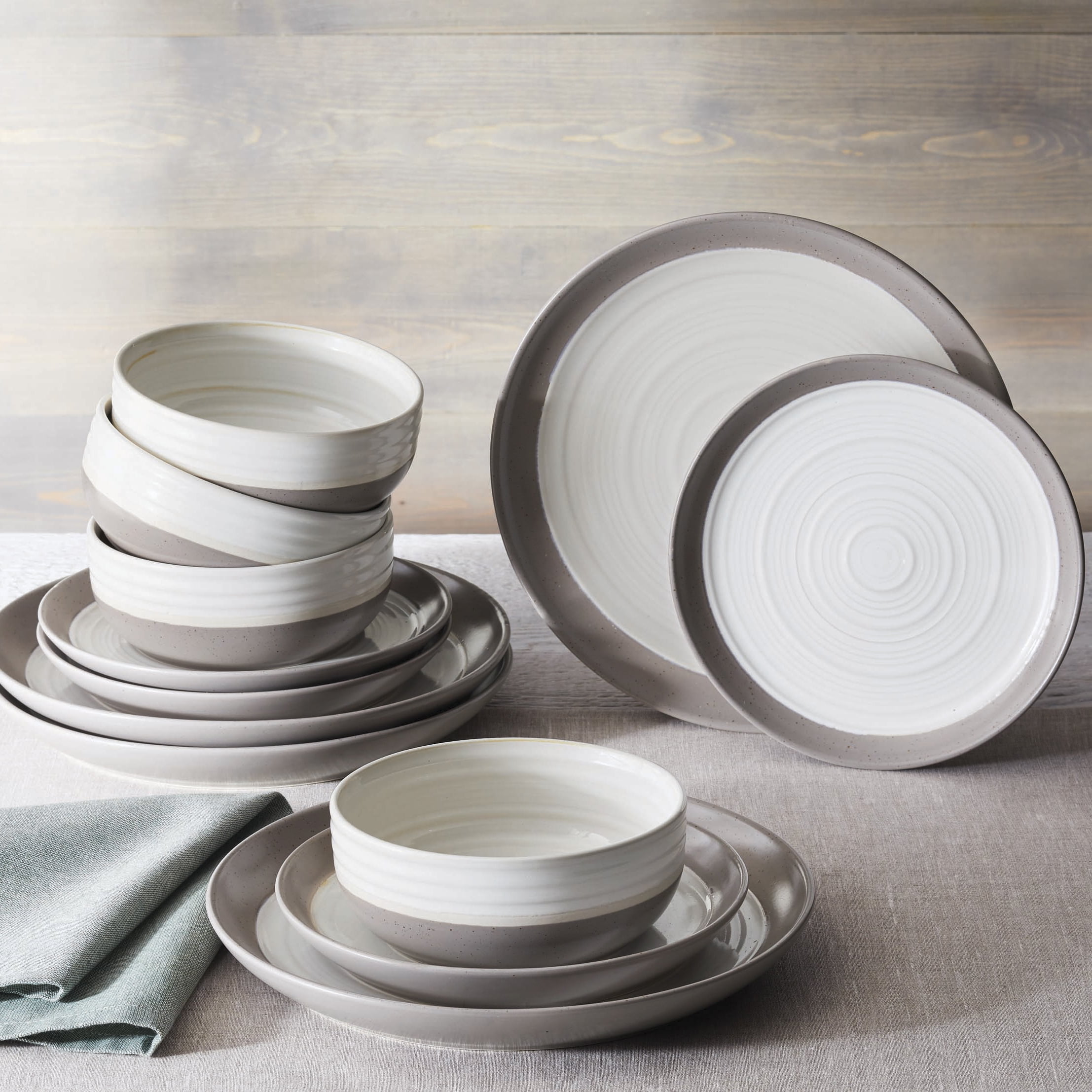 Better Homes And Garden Ashmoor 12-Piece Dinnerware Set - Walmart.com Better Homes And Garden Ashmoor 12-Piece Dinnerware Set - Walmart.com