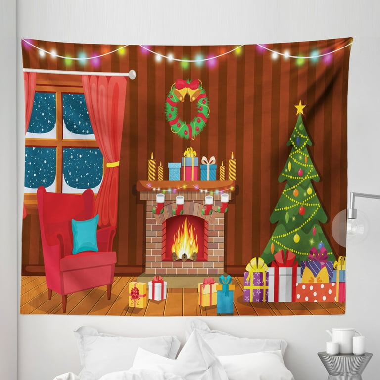 Christmas fabric wall hangings sales