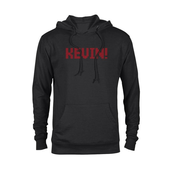Home Alone 2 “Kevin!” Holiday Christmas Sweater Pattern - Pullover Hoodie for Adults - Customized-Black