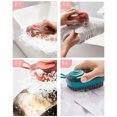 thumbnail image 4 of Add Liquid Laundry Brush Washing Clothes Brush Washing Shoes Brush Household Multifunctional Washing Brush for Kitchen Bathroom (Dark Green), 4 of 9