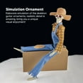 thumbnail image 3 of <p>Halloween Cowboy Skeletons, Unique Compact Halloween Cowboy Skull Statue Simulation  For Desktop</p>, 3 of 7