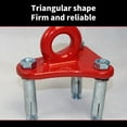 thumbnail image 4 of TIMIFIS Triangle Fixed Plate Escape Rope Fixing Bracket Hook Triangles Bracket High Rise Escape Descent Device Safe Rope Fixing Hanging Plates Integrated Molding Camping & Hiking, 4 of 6