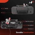 thumbnail image 5 of A-Premium Tailgate Handle Compatible with 2007-2013 Toyota Tundra - Textured Black Liftgate Latch Handle w/Keyhole - Replace# 69090-0C040, 690900C040, 5 of 6