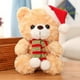 thumbnail image 3 of Oso de peluche de juguete duradero seguro con sombrero de Navidad Wdftyju juguetes afectivos relajantes suaves no tóxicos y cómodos para niños, 3 of 3