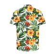 thumbnail image 5 of ZCFZJW Hawaiian Shirts for Men Trendy Summer Short Sleeve Tropical Floral Printed Button Down Graphic Holiday Beach Vacation Tees Tops Multicolor#14 XXXXL, 5 of 5
