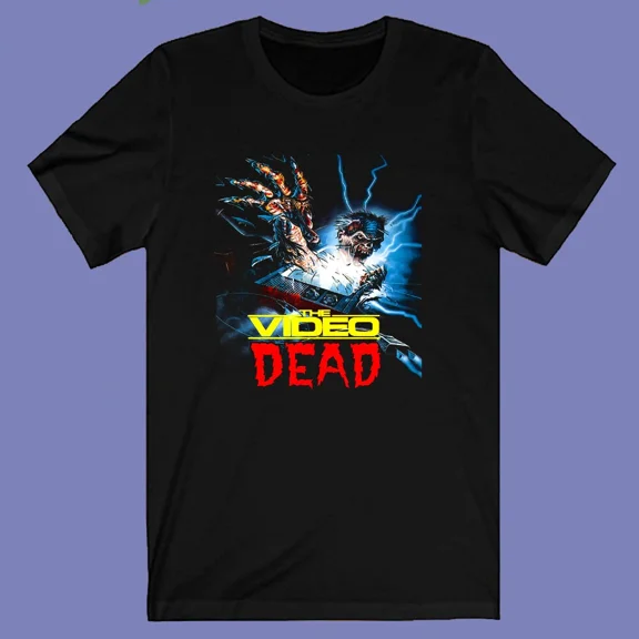 CLASSIC The Video Dead Men's Black T-shirt Size S-3XL