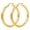 Gold-30mm, variant on Gold Hoop Earrings for Women, Hypoallergenic 14k Gold Plated Lightweight Faceted 50mm