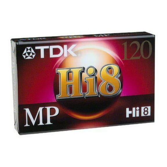 tdk hi8,120 pack of 6pc, mp120 blank tapes.