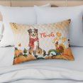 thumbnail image 4 of Happy Thanksgiving Australian Shepherd with Turkey Pumpkins Autumn Vibes Quilt Pillowcase Aussie Dog Lover Gifts Throw Pillow Cover Bed Home Decor - 12018, 4 of 5