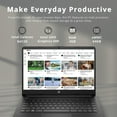 thumbnail image 2 of HP Premium Stream Portable 14 Pouces HD BrightView, Intel Celeron N4120, 4 Go RAM, 64 Go Stockage eMMC, UHD Graphics, Caméra Web HD, 1 An Office 365, Bluetooth, WiFi, HDMI, Win 11s, Noir, Carte USB Hotface 32 Go, 2 of 9