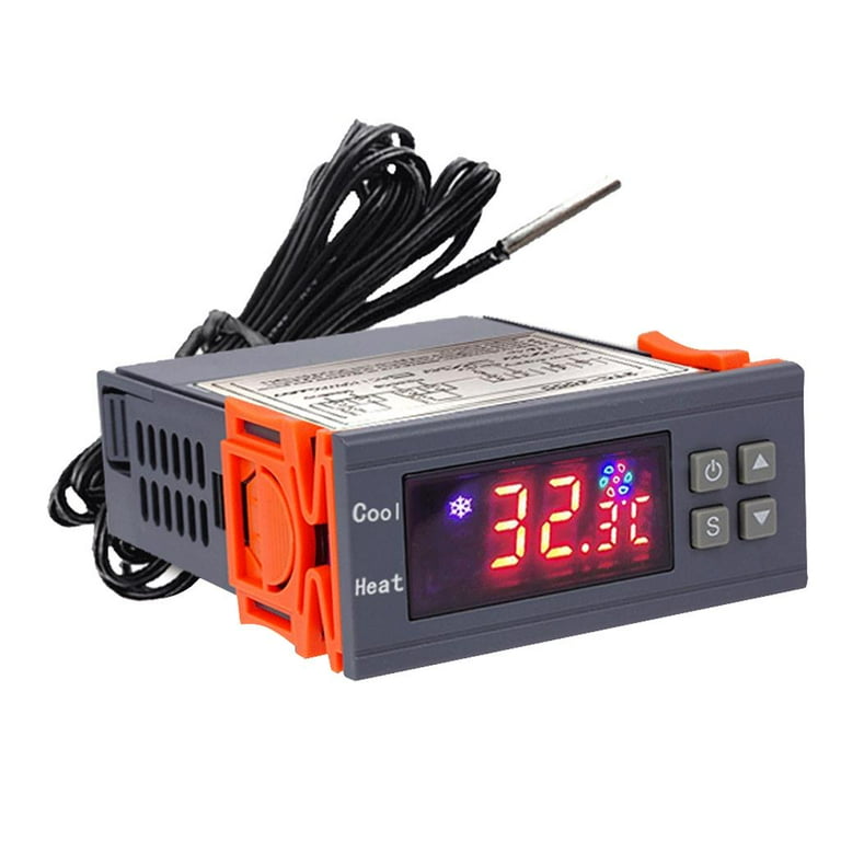 Digital temperature controller with sensor sale