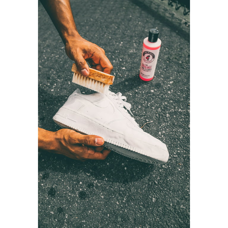 Pink Miracle Bouteille – Nettoyant pour chaussures – et solution nettoyante  pour tissu avec brosse gratuite – Fonctionne sur cuir, blanc, nubuck