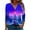 Purple, variant on 3/4 Sleeve Holiday Tops for Women Christmas Outfits V Neck Loose Fit Funny Graphic Tee Shirts Festive Clothes (XL, White 01)