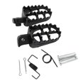 thumbnail image 4 of 2PCS Foot Pegs Footrests L & R for Yamaha PW 50 80 TW200 PW50 PW80 50 70 110 125cc Motocross Dirt Bike Black, 4 of 5