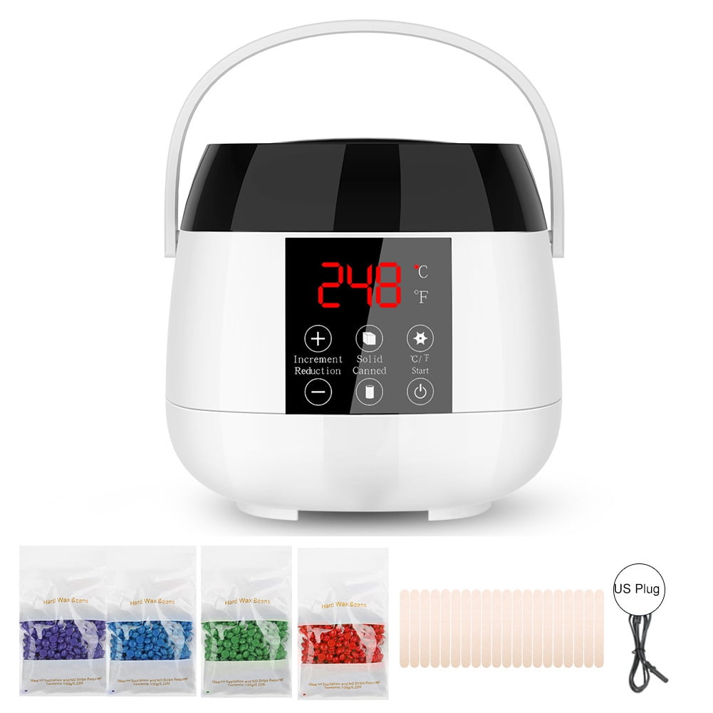 Tebru Waxing Machine, Intelligent Wax Depilatory Heater Set Hair