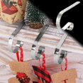 thumbnail image 3 of La decoración de los calcetines navideños farfi aumenta la atmósfera sin estampar y la superficie lisa es fácil de colgar. los calcetines son sólidos y resistentes a la deformación de la chimenea, 3 of 5