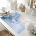 thumbnail image 5 of Blue Gold Marble Textured Placemats Set of 2, Watercolor Abstract Modern Art Table Mats Washable Heat-Resistant Non-Slip Place Mats for Kitchen Dinner Table Indoor Outdoor Decor,13x19 Inch, 5 of 9