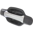 thumbnail image 2 of Exterior Door Handle Compatible with 2004-2012 Chevrolet Colorado Front, Passenger Side Chrome Lever with Smooth Black Bezel, 2 of 3