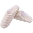 thumbnail image 5 of CTIRCHIU Men's Soft Beige Indoor Slippers, 1 Pair Comfortable Cozy Footwear for Relaxation and Everyday Home Use, 5 of 10