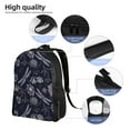 thumbnail image 5 of Xecao Wildflowers And Dragonflies Print School Backpack with Laptop Compartment Small Travel Laptop Backpack for Women Men Waterproof College Backpack Simple School Bag, 5 of 8