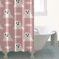 thumbnail image 4 of Cute Ghost Halloween Pattern Shower Curtain 36"x72" ,Bathroom Decorative Shower Curtains Set with 12 Hooks,Modern Waterproof Washable Shower Curtain, 4 of 6