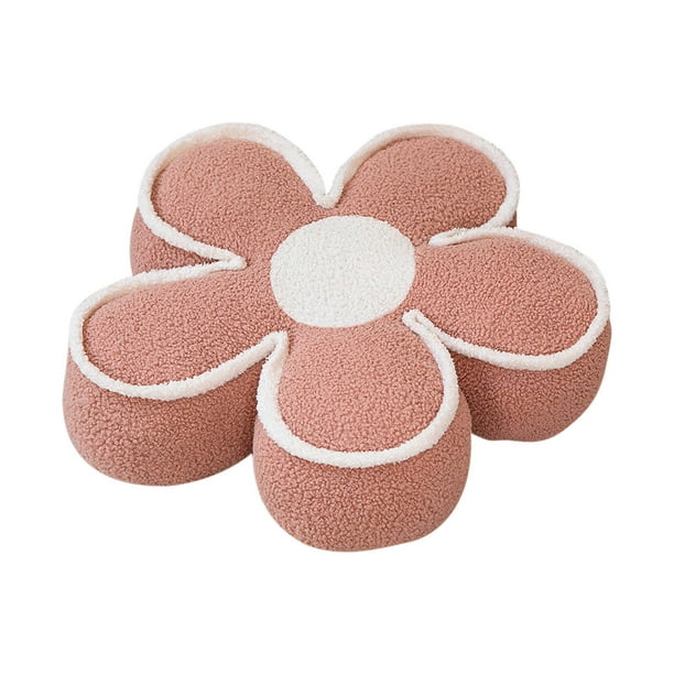 Fundas de almohada, fundas de almohada, fundas de almohada decorativas, cojín grueso para futón con flores de cinco pétalos, decoración para el hogar, cojín suave para sofá, cojín para dormitorio, coj