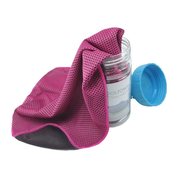 Toalla de enfriamiento absorbente fácil de almacenar microfibra para pintura de golf cuello cara