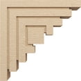 thumbnail image 3 of 7"W x 28"D x 28"H Thin Landon Rough Cedar Woodgrain TimberThane Corbel, Primed Tan, 3 of 6
