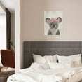thumbnail image 6 of WFSposter Retro Koala Canvas Wall Art Country Animal Printing Funny Koala with Garland Wall Décor Rustic Home Artwork for Nursery Decor Bathroom Kitchen Kid's Room Decoration 12x16inch, 6 of 7