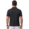 thumbnail image 4 of Polo Shirts for Men Short Sleeve Dry Fit Performance Golf Polos 3 Buttons Casual Notch Collared Shirt Men, 4 of 4