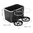 thumbnail image 5 of Car Storage Box Tissue Holder for Bins Multifunction Vehicle-mounted Water Cup Central Console Organier, 5 of 6