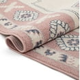 thumbnail image 2 of Well Woven Kendre Blush Tribal Medallion Area Rug, 2 of 2